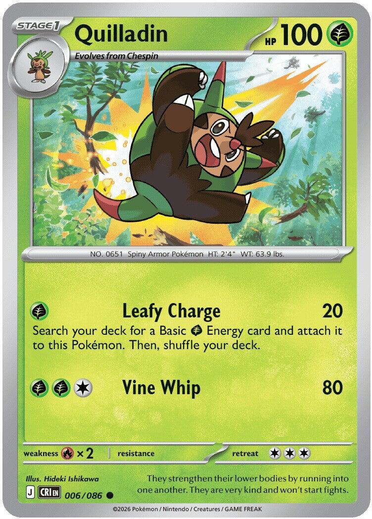 Quilladin (006/086) [Mega Evolution: Chaos Rising] - Shop at mousebows