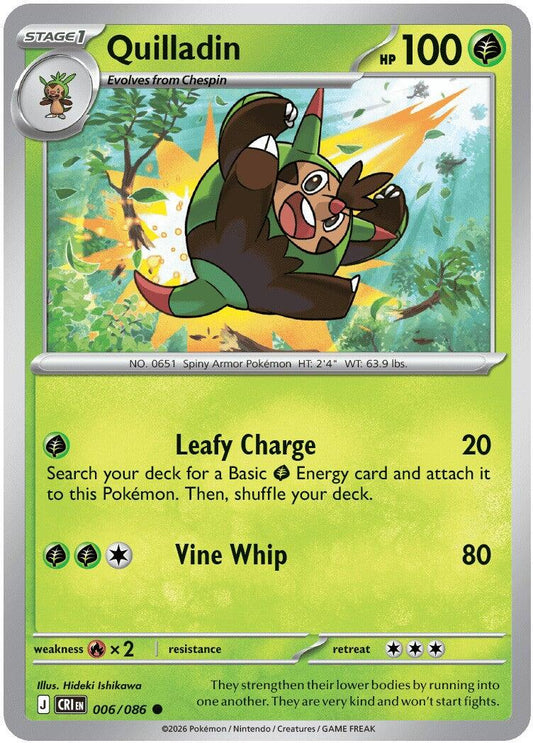 Quilladin (006/086) [Mega Evolution: Chaos Rising] - Shop at mousebows