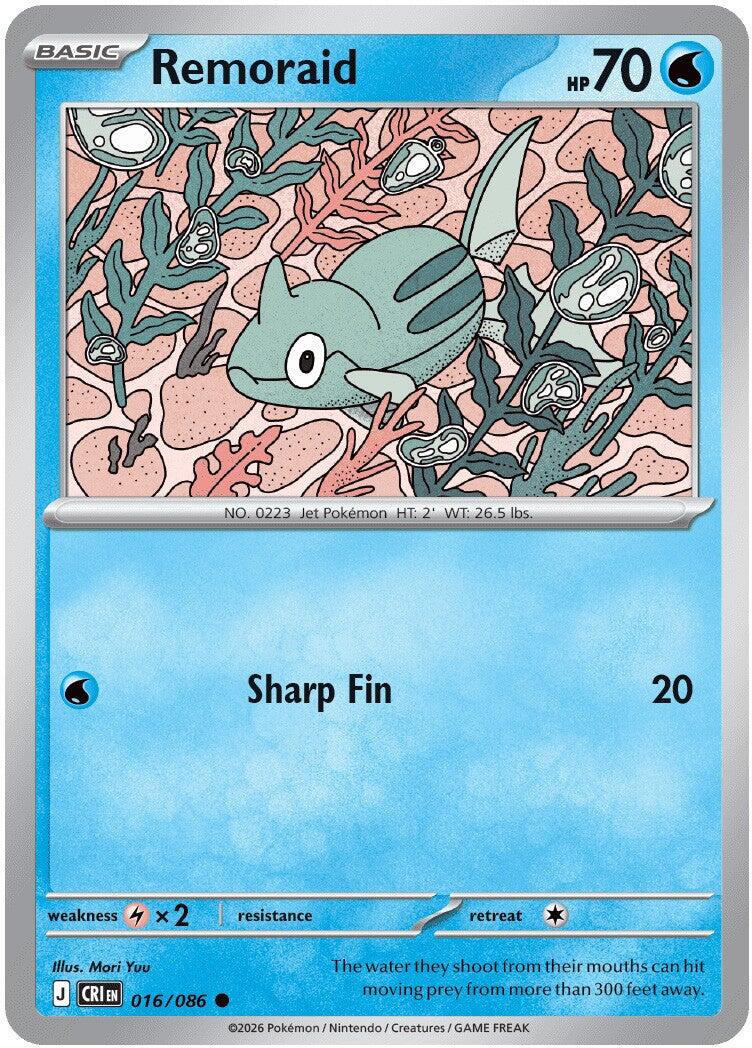 Remoraid (016/086) [Mega Evolution: Chaos Rising] - Shop at mousebows
