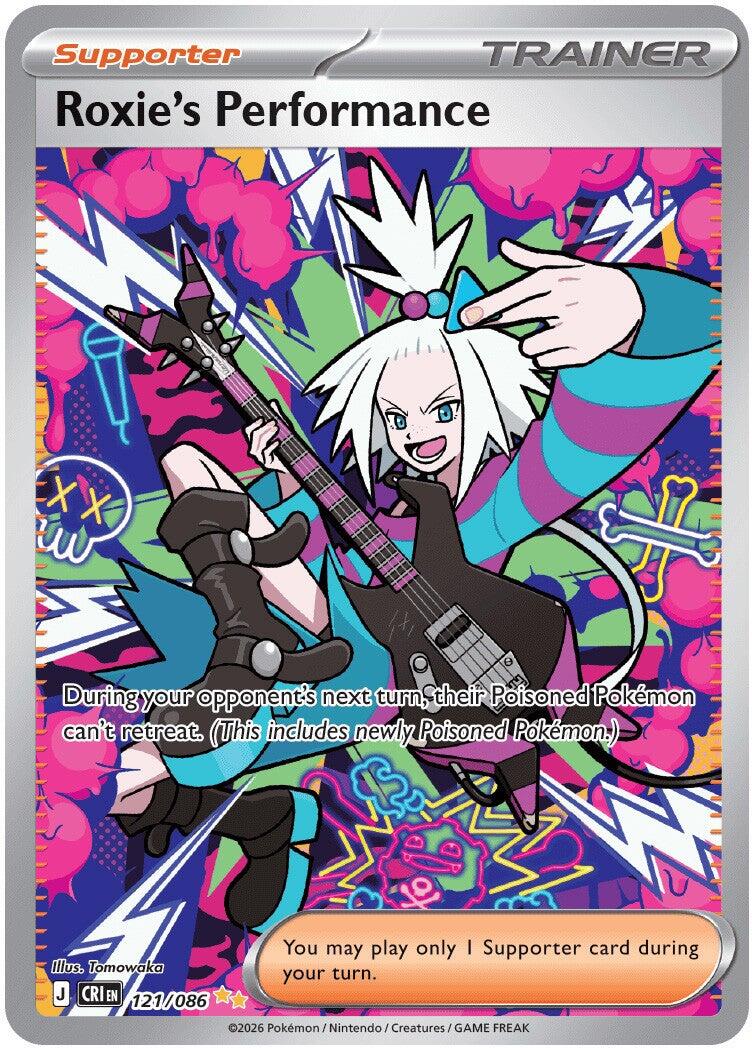 Roxie's Performance (121/086) [Mega Evolution: Chaos Rising] - Shop at mousebows