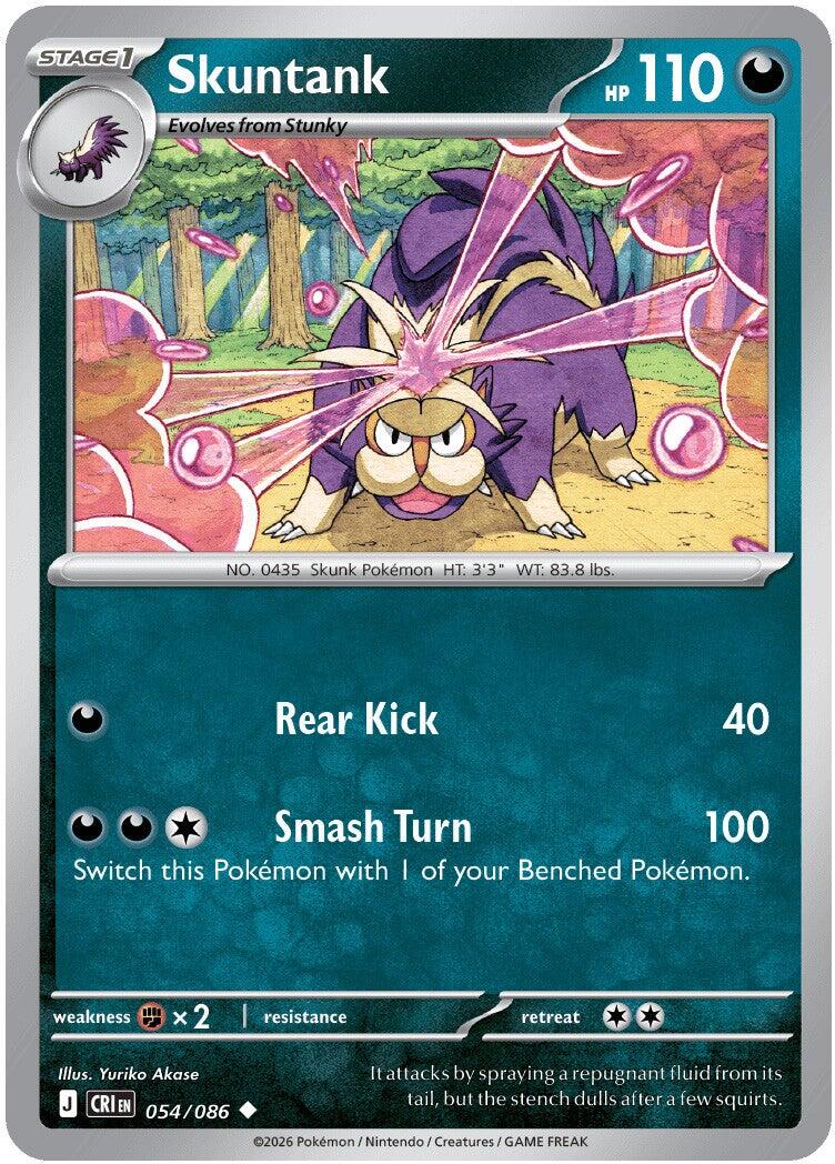 Skuntank (054/086) [Mega Evolution: Chaos Rising] - Shop at mousebows