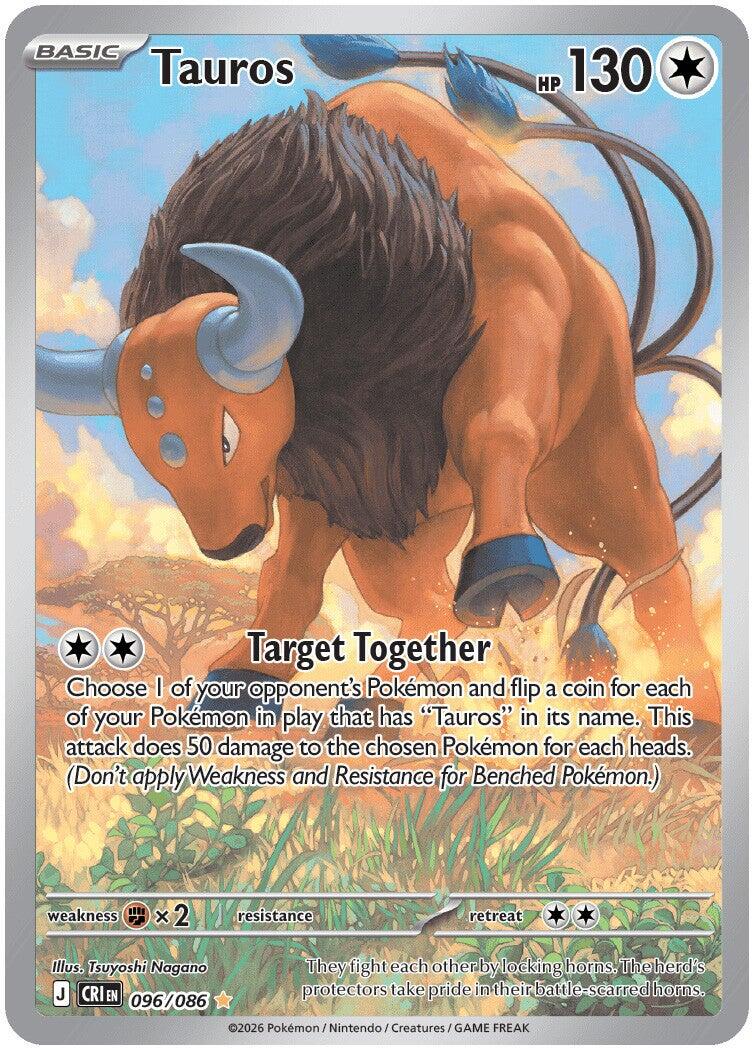 Tauros (096/086) [Mega Evolution: Chaos Rising] - Shop at mousebows