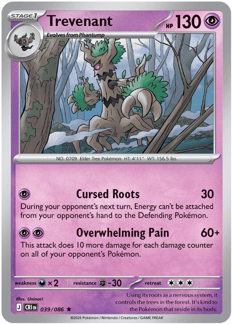 Trevenant (039/086) [Mega Evolution: Chaos Rising] - Shop at mousebows