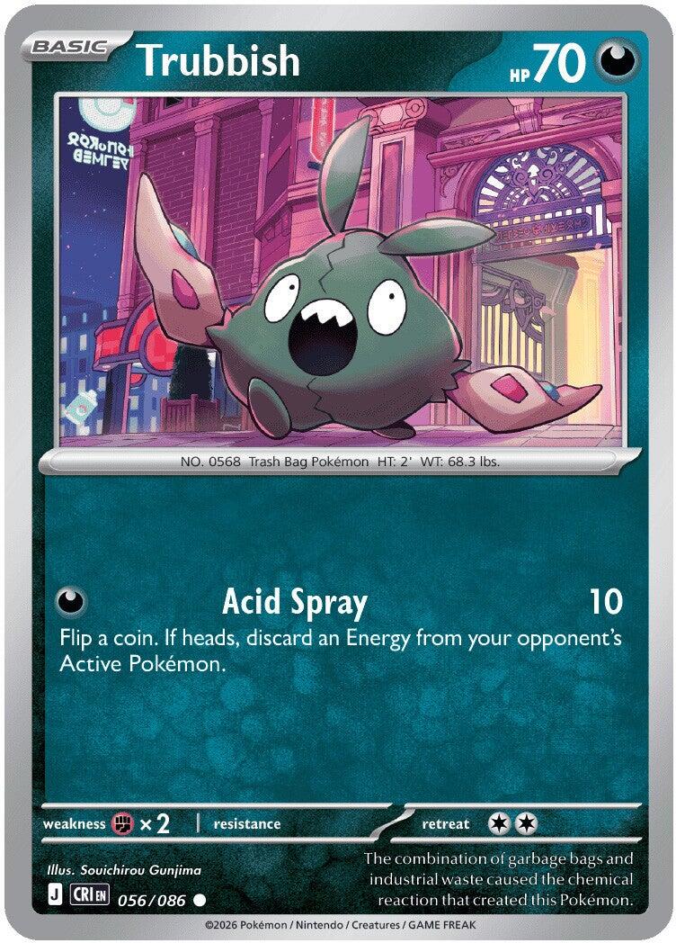 Trubbish (056/086) [Mega Evolution: Chaos Rising] - Shop at mousebows