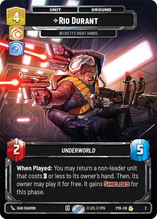 Rio Durant - Beckett's Right Hands (2) (2) [Organized Play Promos] - Shop at mousebows