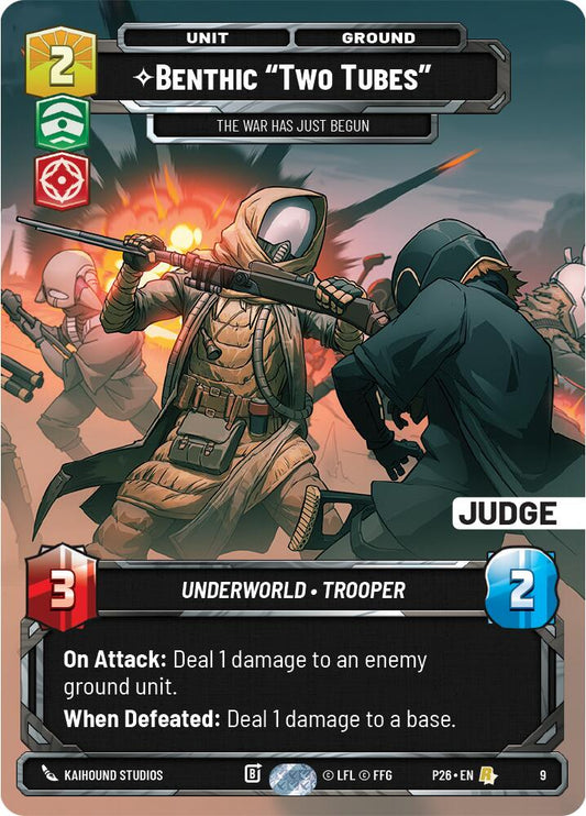 Benthic "Two Tubes" - The War Has Just Begun (9) (9) [Judge Promos] - Shop at mousebows