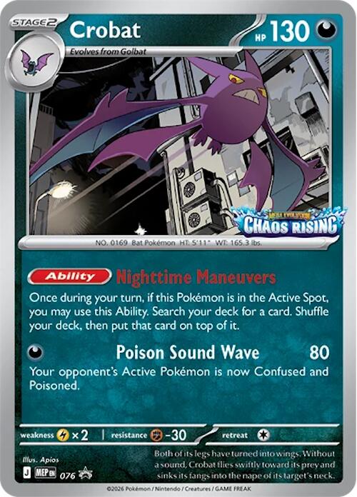 Crobat (076) [Mega Evolution Promo] - Shop at mousebows