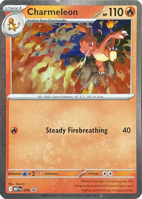 Charmeleon (079) (Cosmos Holo) [Mega Evolution Promo] - Shop at mousebows