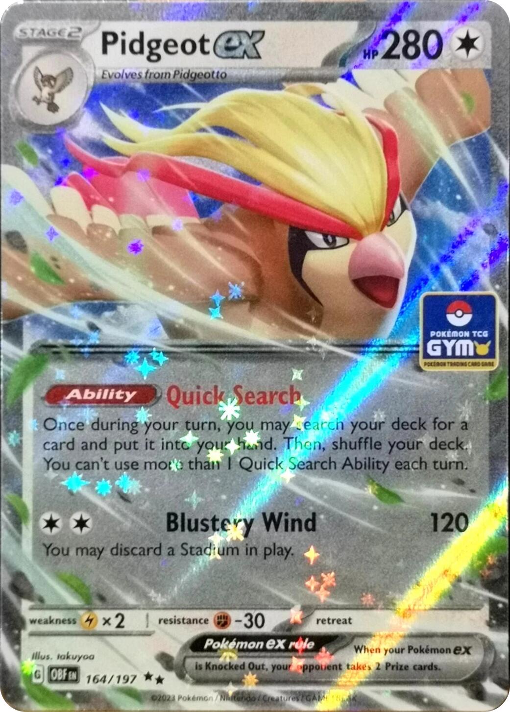 Pidgeot ex (164/197) [Miscellaneous Cards] - Shop at mousebows