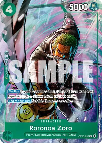 Roronoa Zoro (Premium Card Collection -Best Selection Vol. 6-) [One Piece Promotion Cards] - Shop at mousebows