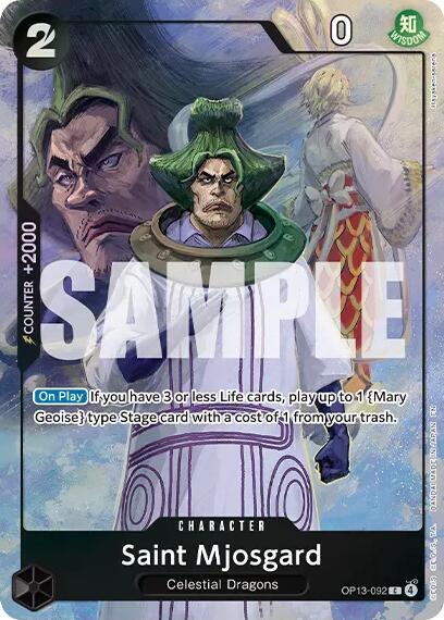 Saint Mjosgard (Premium Card Collection -Best Selection Vol. 6-) [One Piece Promotion Cards] - Shop at mousebows