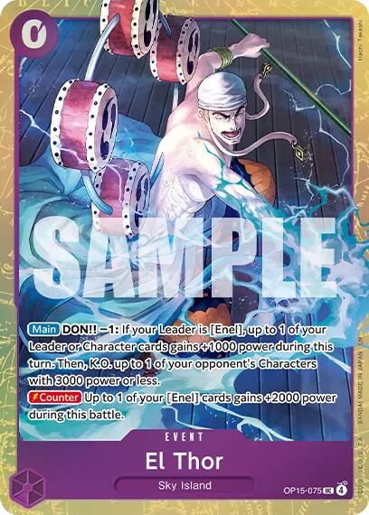 El Thor (Premium Card Collection -Best Selection Vol. 6-) [One Piece Promotion Cards] - Shop at mousebows