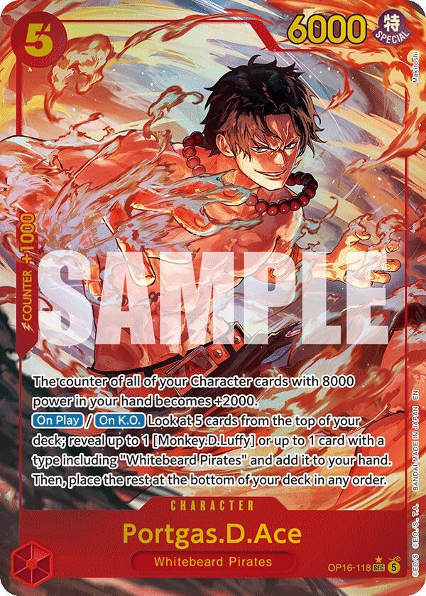 Portgas.D.Ace (Alternate Art) [The Time of Battle] - Shop at mousebows