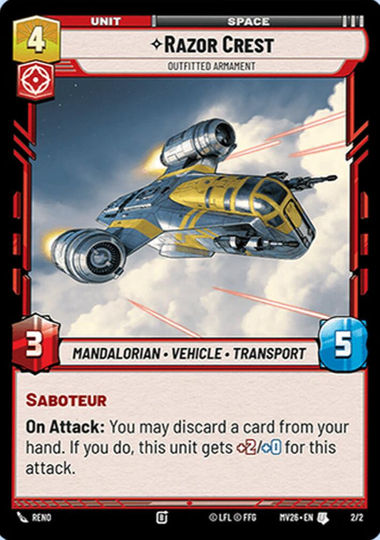 Razor Crest - Outfitted Armament (2/2) (2/2) [Judge Promos] - Shop at mousebows