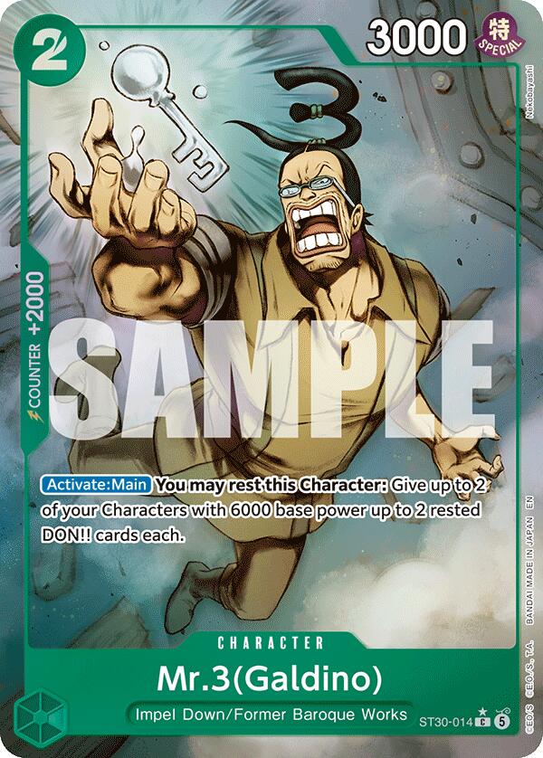 Mr.3(Galdino) (Full Art) [Starter Deck EX: Gear 5] - Shop at mousebows