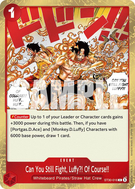 Can You Still Fight, Luffy?! Of Course!! [Starter Deck EX: Gear 5] - Shop at mousebows
