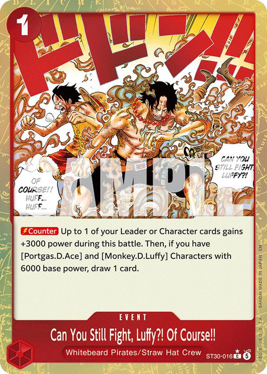 Can You Still Fight, Luffy?! Of Course!! (Parallel) [Starter Deck EX: Gear 5] - Shop at mousebows
