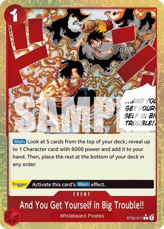 And You Get Yourself in Big Trouble!! (Parallel) [Starter Deck EX: Gear 5] - Shop at mousebows
