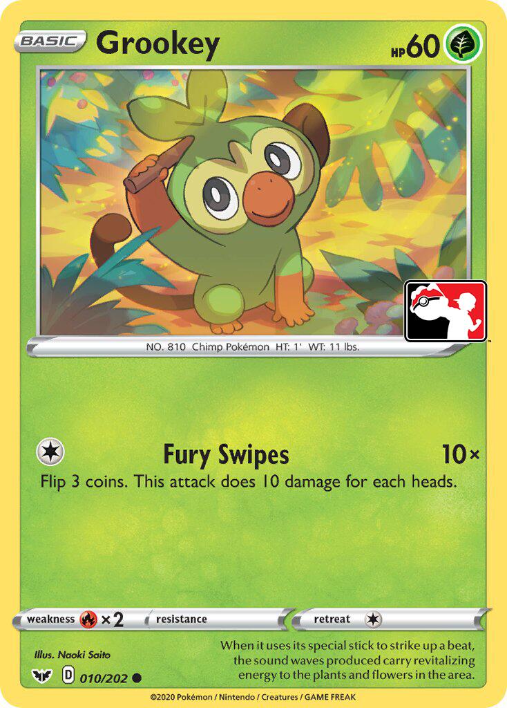 Grookey (011/202) (Library Exclusive) [Sword & Shield: Base Set] - Shop at mousebows