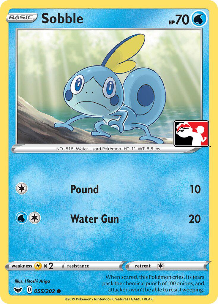 Sobble (055/202) (Library Exclusive) [Sword & Shield: Base Set] - Shop at mousebows