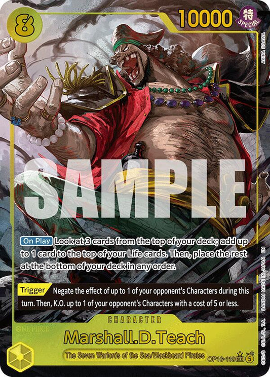 Marshall.D.Teach (Alternate Art) [The Time of Battle] - Shop at mousebows