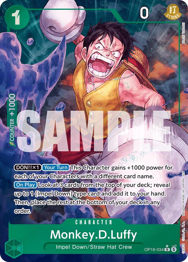 Monkey.D.Luffy (Alternate Art) [The Time of Battle] - Shop at mousebows