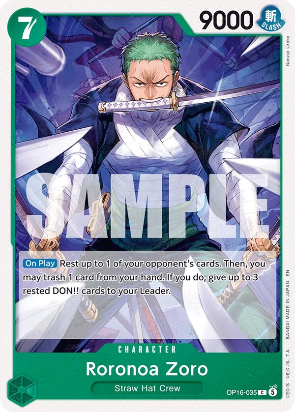 Roronoa Zoro [The Time of Battle] - Shop at mousebows