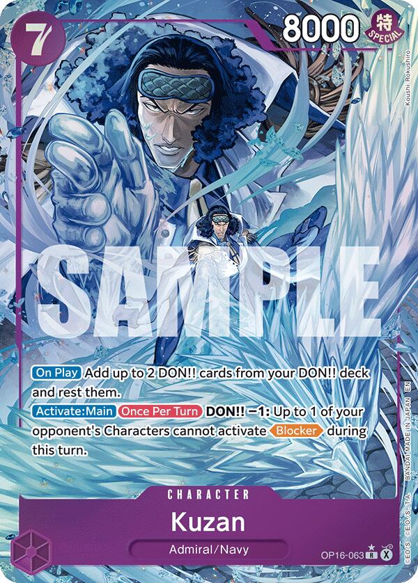 Kuzan (Alternate Art) [The Time of Battle] - Shop at mousebows