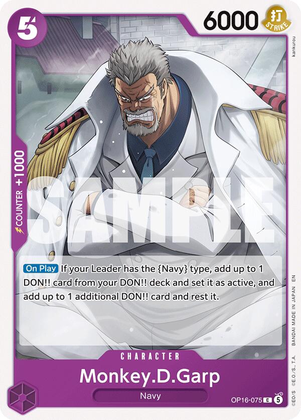 Monkey.D.Garp [The Time of Battle] - Shop at mousebows