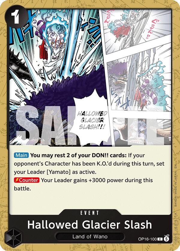 Hallowed Glacier Slash [The Time of Battle] - Shop at mousebows
