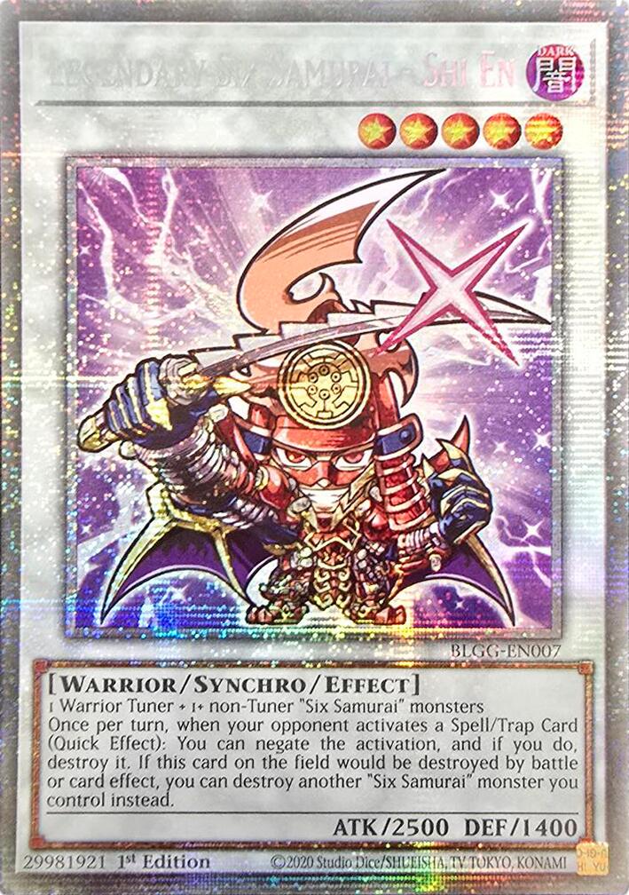 Legendary Six Samurai - Shi En (Starlight Rare) [BLGG-EN007] Starlight Rare - Shop at mousebows