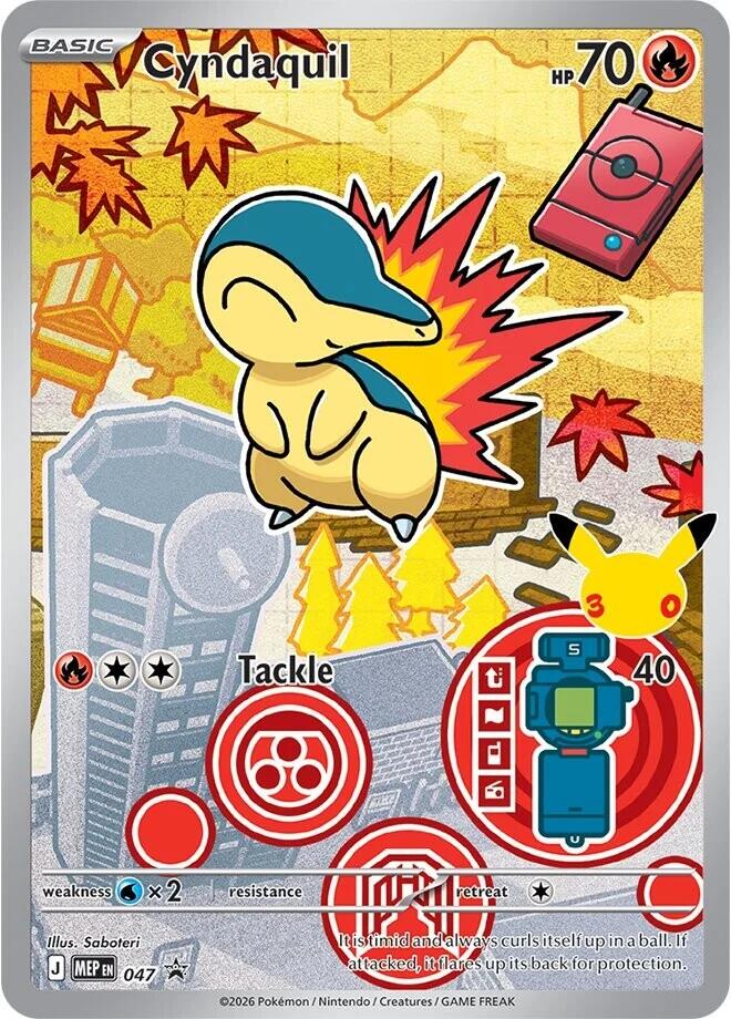 Cyndaquil (047) [Mega Evolution Promo] - Shop at mousebows