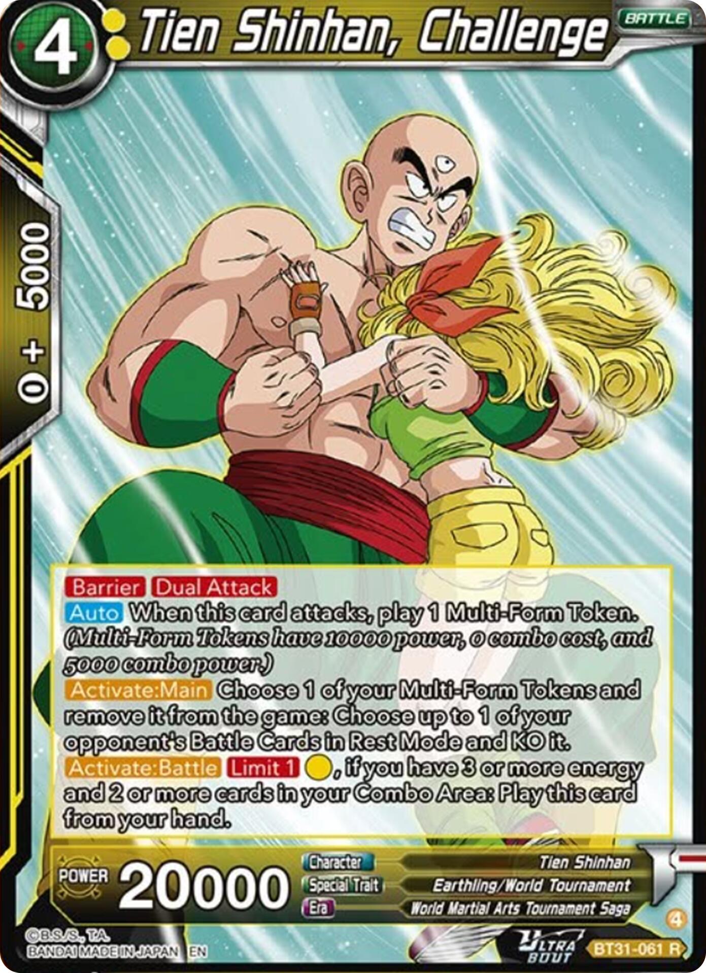 Tien Shinhan, Challenge (BT31-061) [Impact Beyond Dimensions] - Shop at mousebows