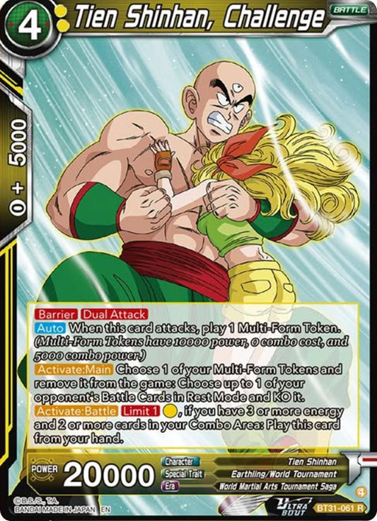 Tien Shinhan, Challenge (BT31-061) [Impact Beyond Dimensions] - Shop at mousebows