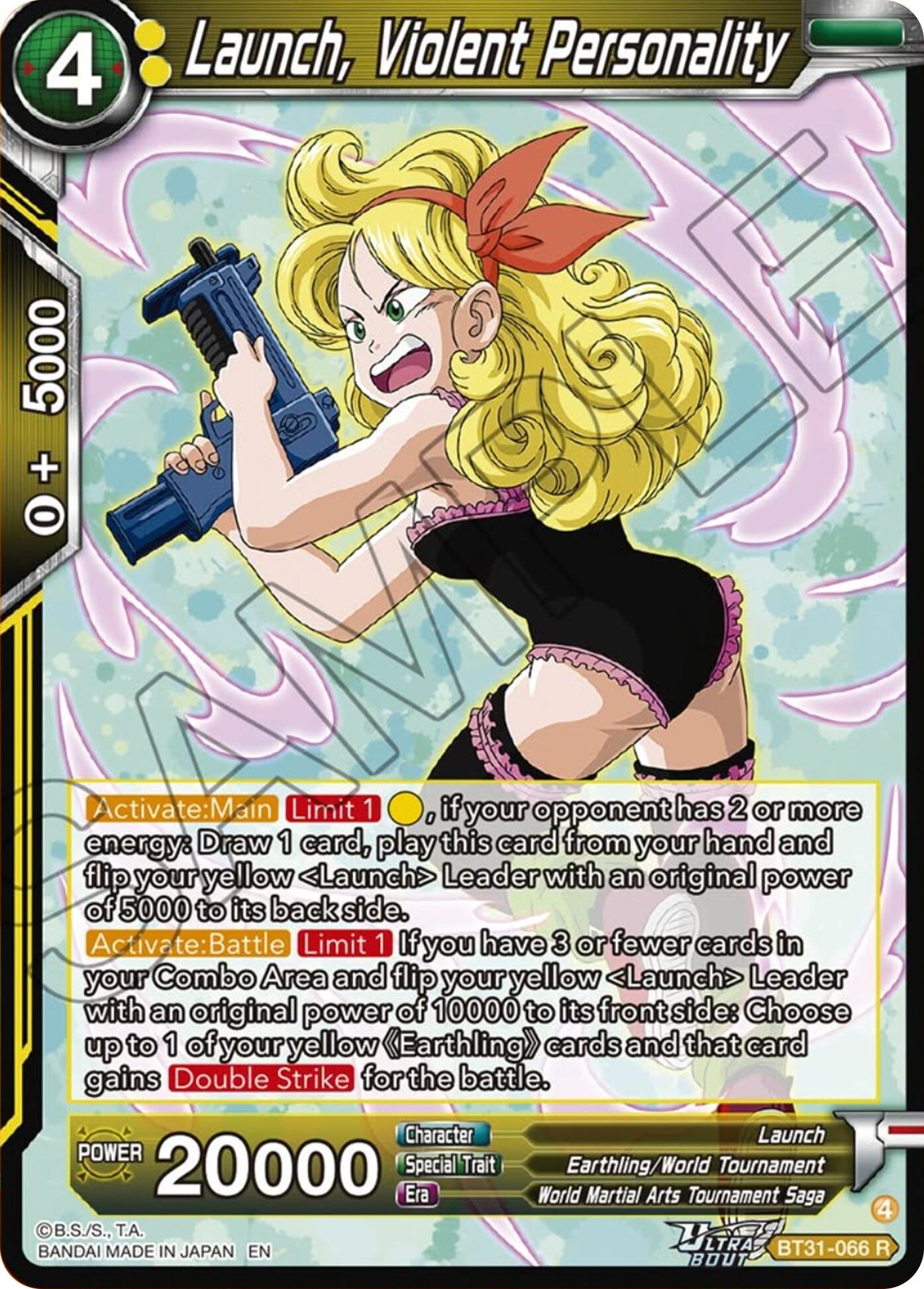 Launch, Violent Personality (BT31-066) [Impact Beyond Dimensions] - Shop at mousebows