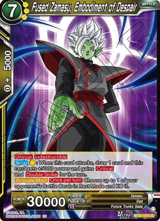 Fused Zamasu, Embodiment of Despair (BT31-079) [Impact Beyond Dimensions] - Shop at mousebows