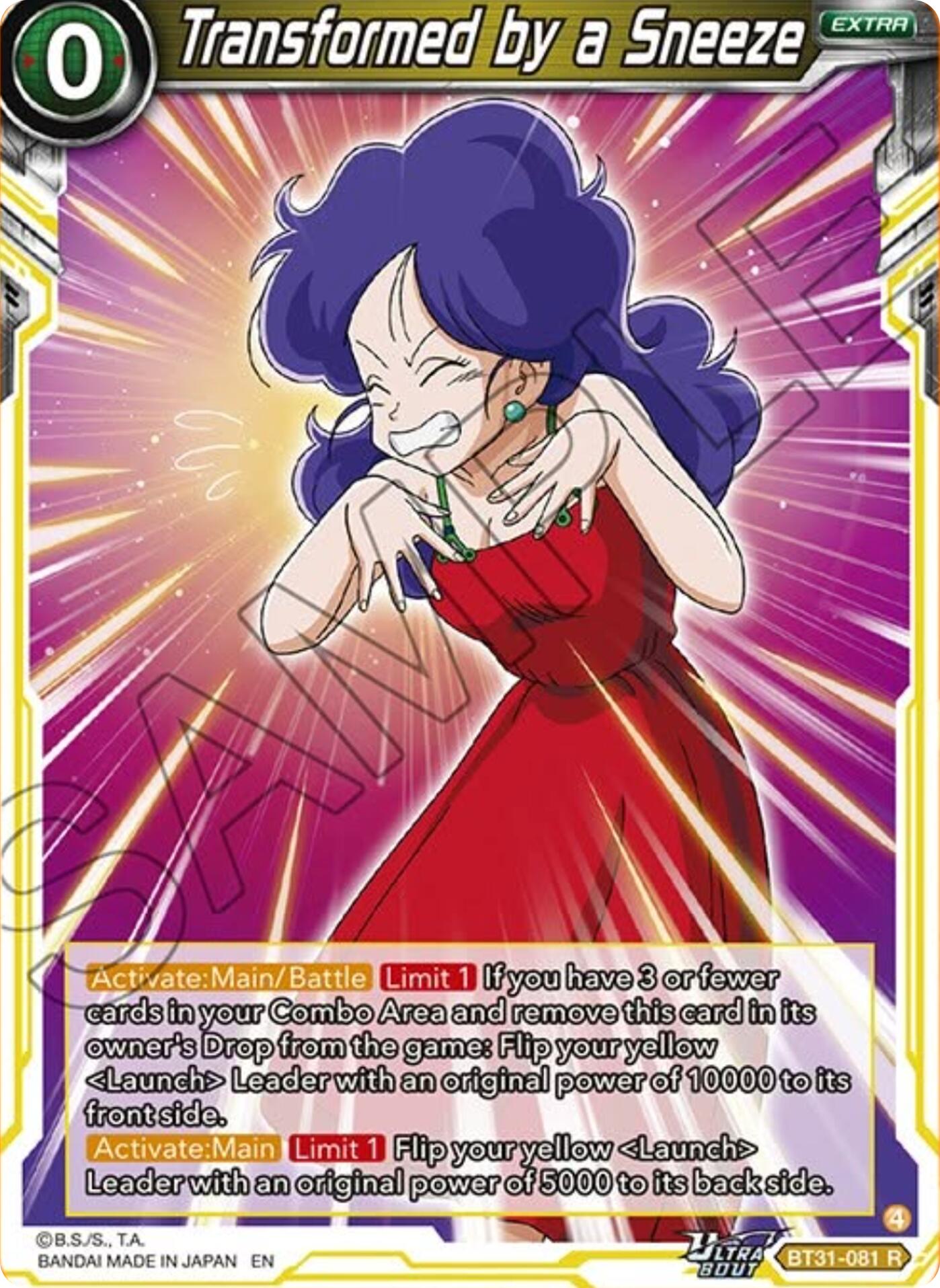Transformed by a Sneeze (BT31-081) [Impact Beyond Dimensions] - Shop at mousebows