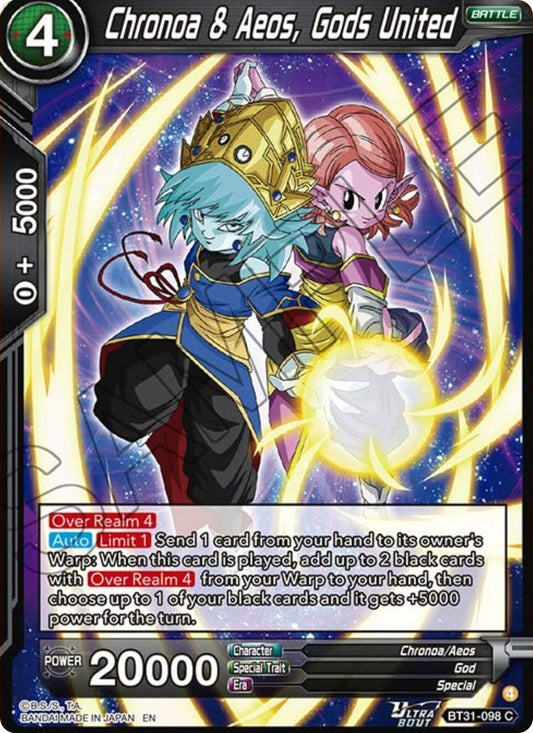 Chronoa & Aeos, Gods United (BT31-098) [Impact Beyond Dimensions] - Shop at mousebows