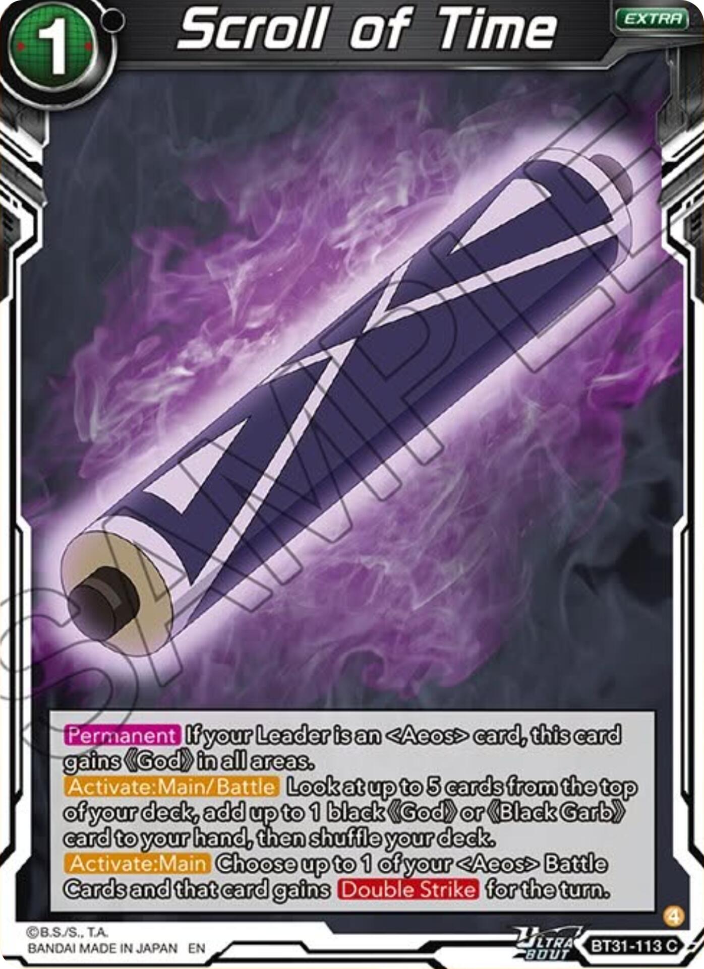 Scroll of Time (BT31-113) [Impact Beyond Dimensions] - Shop at mousebows