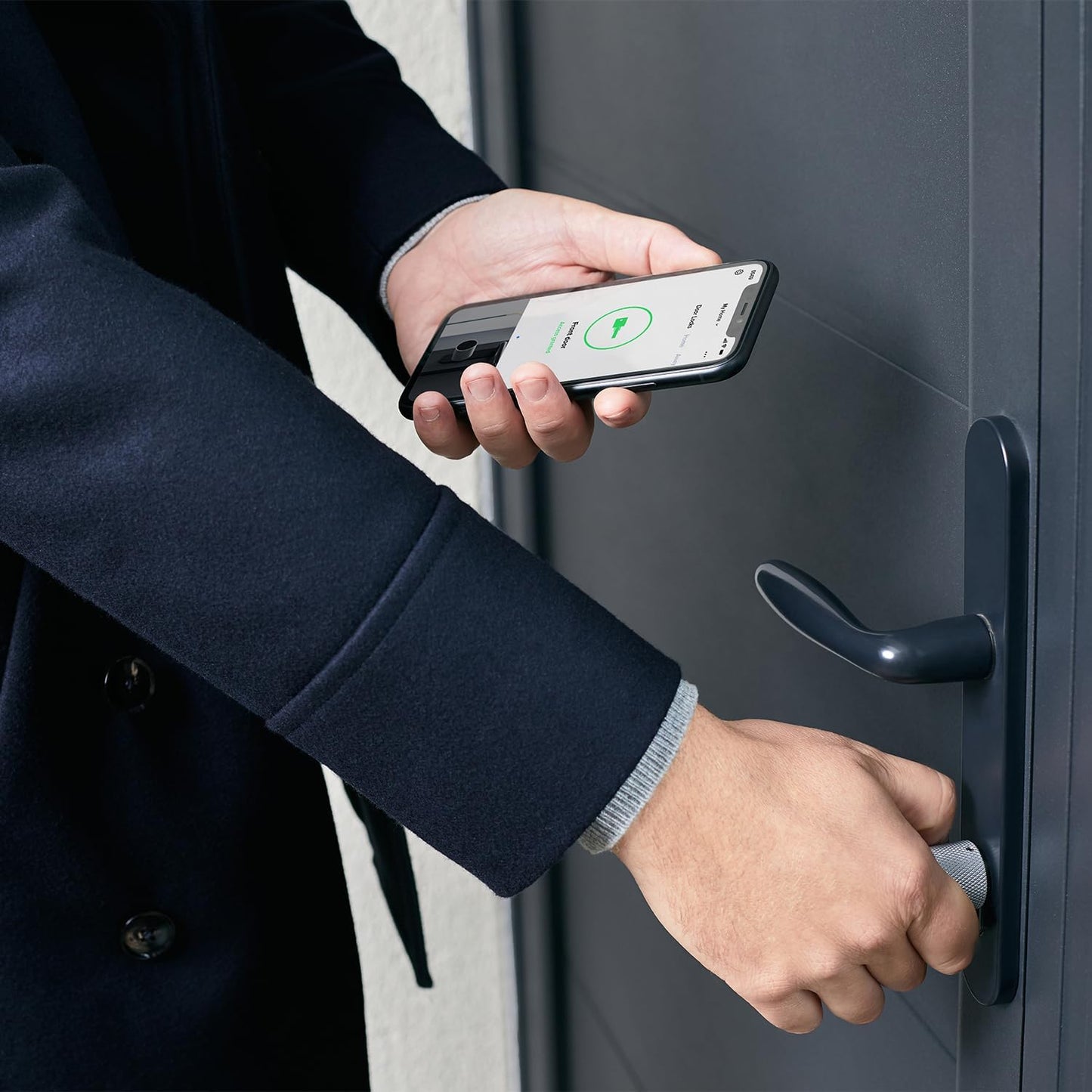 Netatmo Smart Door Lock and Keys, Access Via Smartphone Or Secure NFC Key, Share Access with Your Guests, Connected Universal European Cylinder, EN15684 Certified, Encrypted Bluetooth BLE, NDL-EC