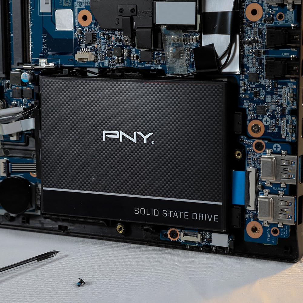 PNY CS900 Internal SSD SATA III, 2.5 Inch, 500GB, Read speed up to 550MB/s
