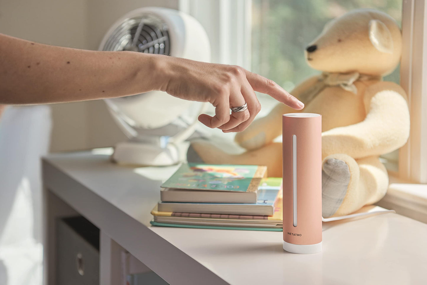 Netatmo Smart Indoor Air Quality Monitor (temperature, humidity, noise and CO2 sensors), NHC-UK