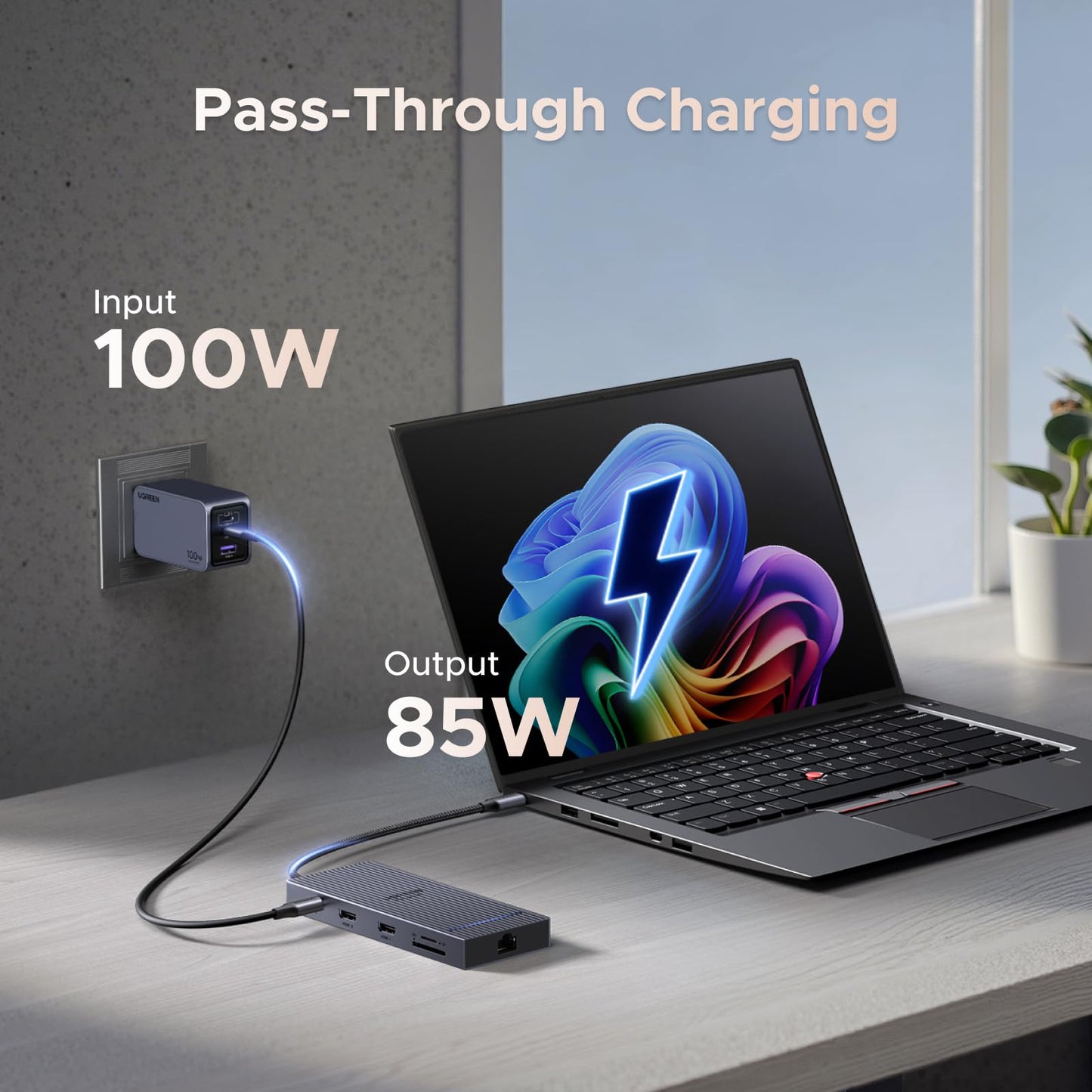 mousebows Revodok 10 in 1 USB C Docking Station Dual 4K Monitor