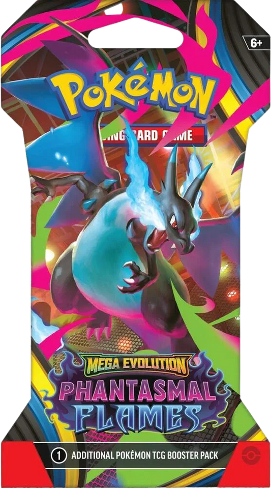 Mega Evolution: Phantasmal Flames - Sleeved Booster Pack - Shop at mousebows