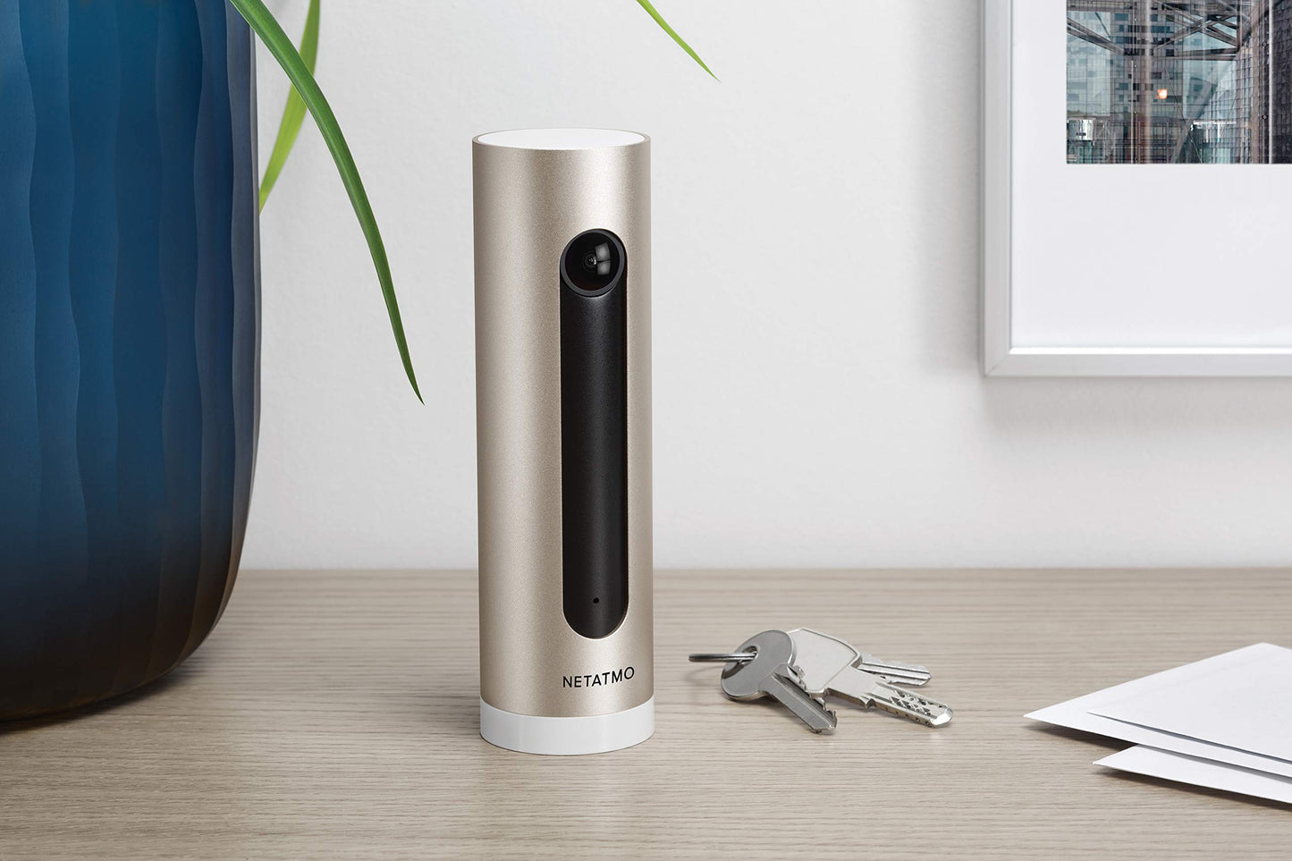 Netatmo Smart Indoor Security Camera, WIFI, Movement Detection, Night Vision, Without Fees, NSC01-UK (Welcome)