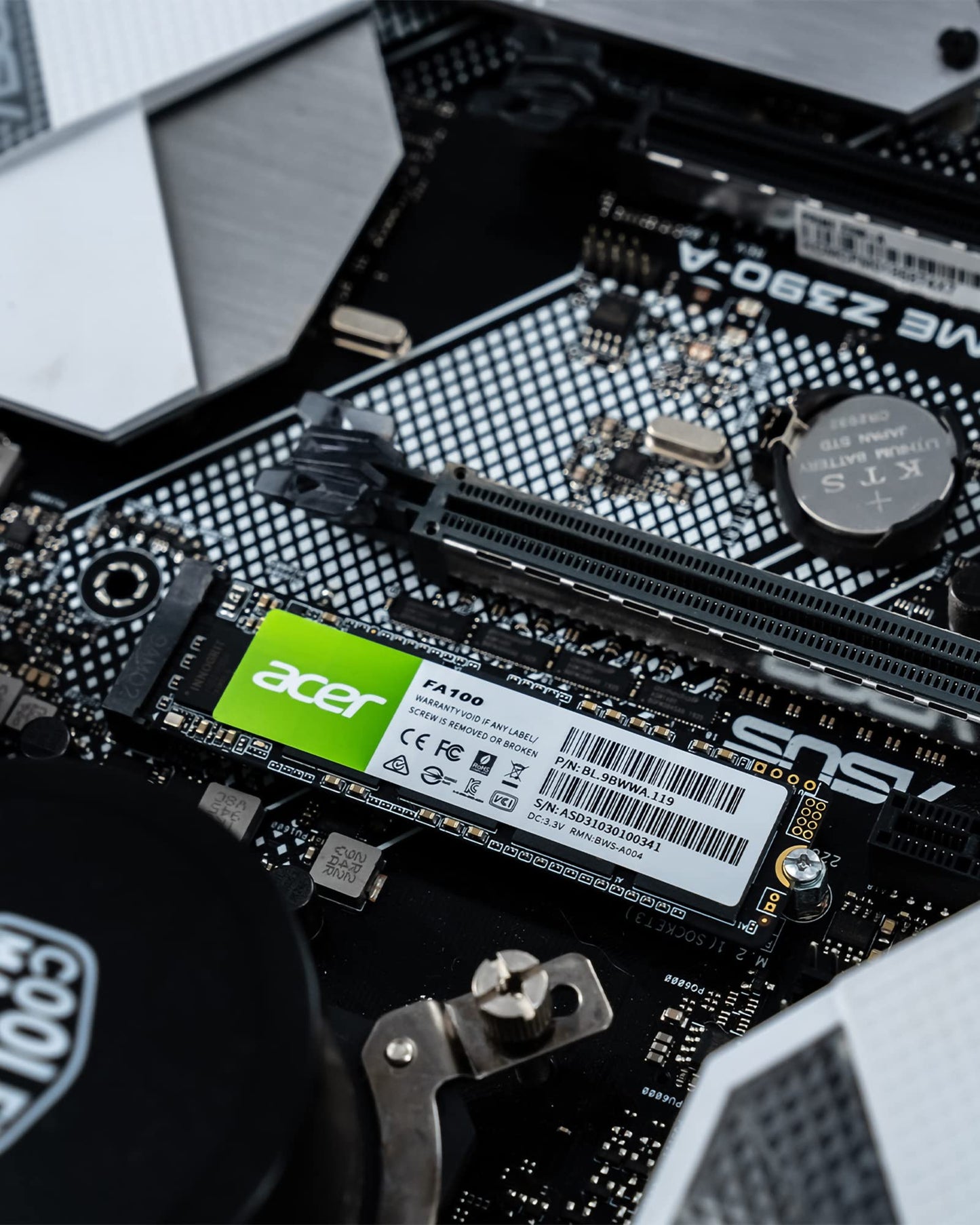 acer FA100 M.2 2280 SSD 1TB: PCIe 3.0 NVMe with HMB & SLC Cache, Up to 3500 MB/s Read Speed, PC Internal Solid State Drive for Laptop & Desktop Upgrade