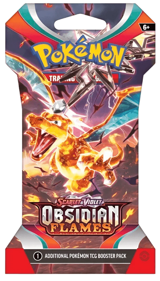 Scarlet & Violet: Obsidian Flames - Sleeved Booster Pack - Shop at mousebows