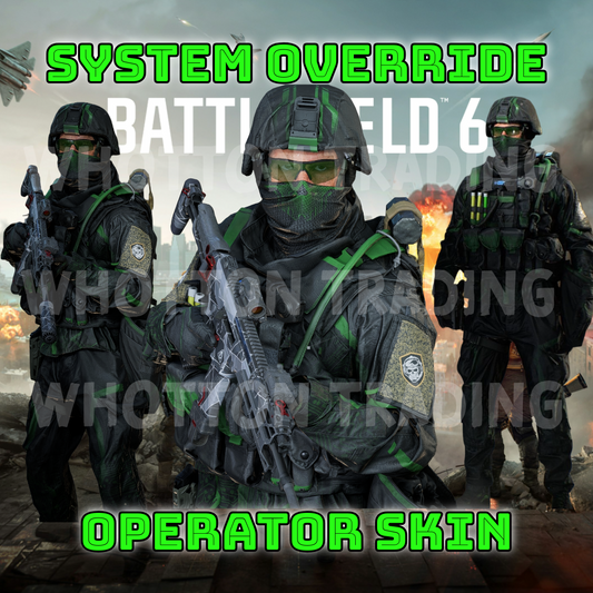 Battlefield 6 System Override Skin Code | Rare Operator DLC | Exclusive Battlefield 6 Reward