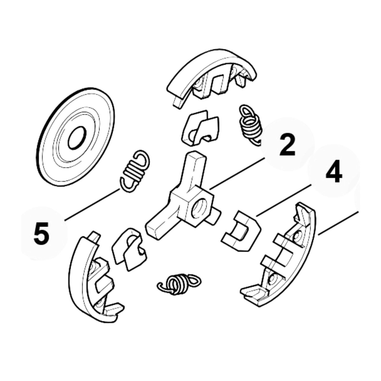 Clutch for Stihl MS260 MS270 MS280