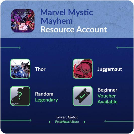 Thor+ Juggernaut + Random Legendary + Beginner Voucher Available